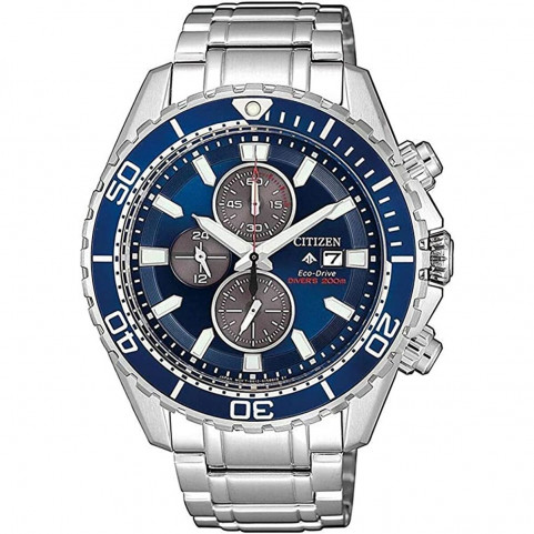 Men's Watch Citizen Silver Blue (Refurbished C)