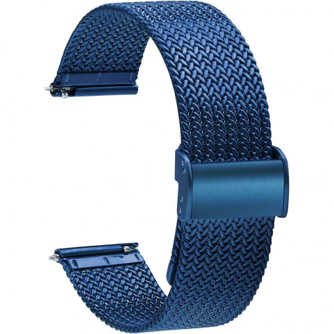 Watch Strap 16-22 mm Blue Metal (Refurbished A)