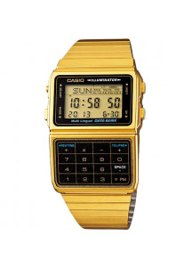 Men's Watch Casio DATABANK CALCULATOR GOLD