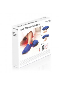 Microwavable Heated Slippers InnovaGoods Blue (Refurbished A)